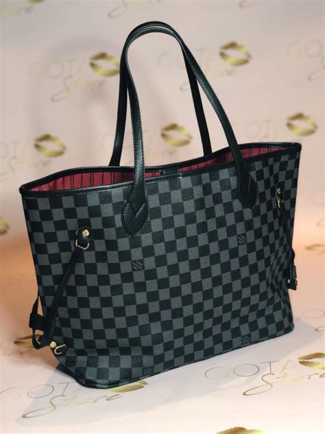 lv neverfull black|neverfull lv price.